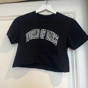World of Dance cropped shirt